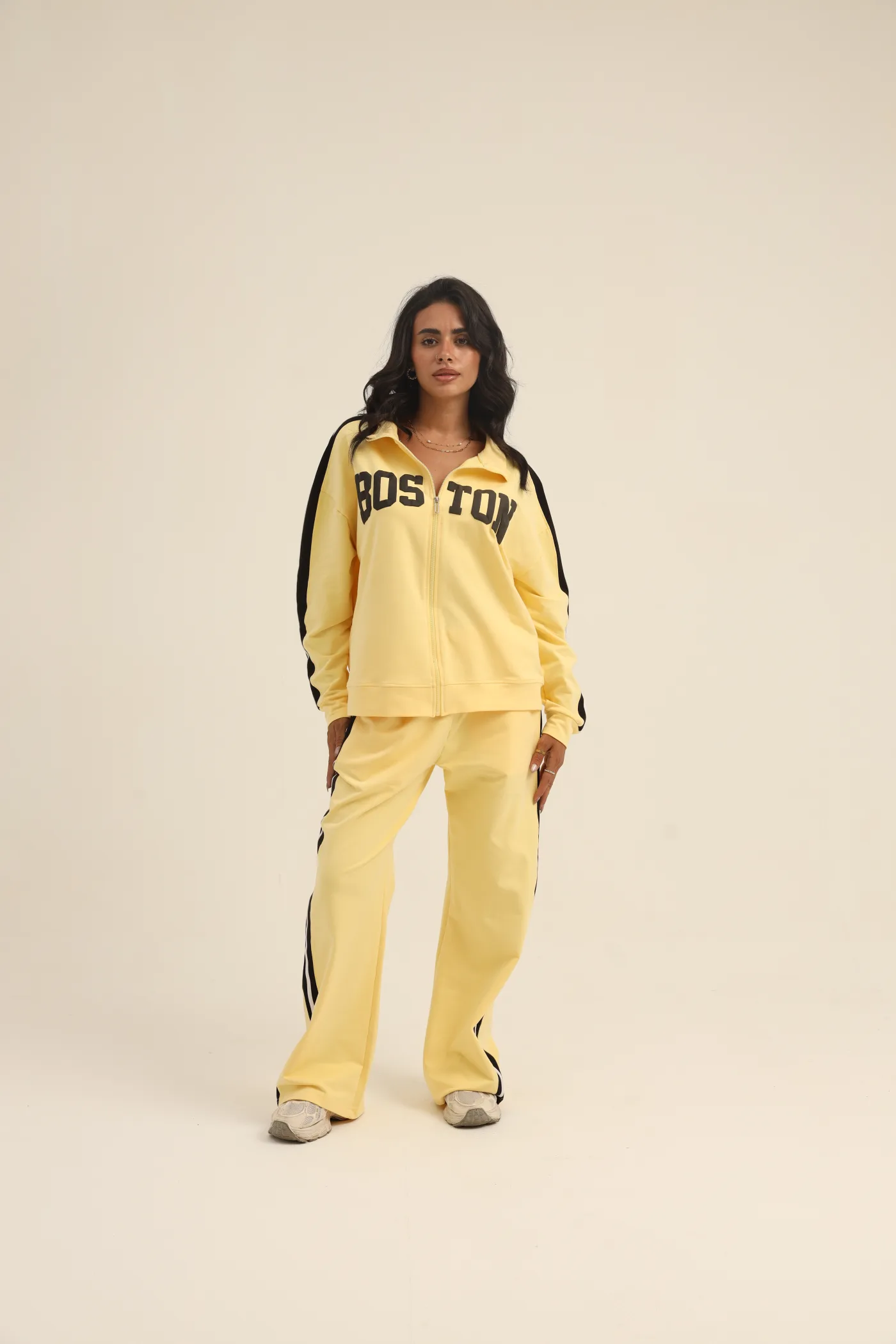 Summer Milton Suit with Side Stripe